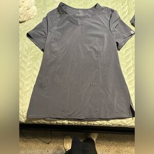 Infinity Charcoal Women's Scrub Top